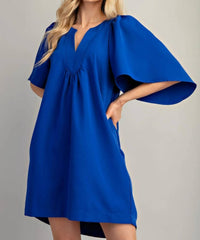 Glam - Flutter Sleeve Dress