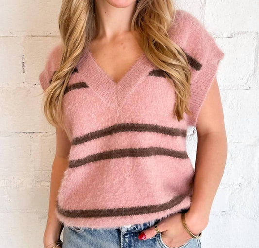 Heart To Heart Oversized Sweater Vest