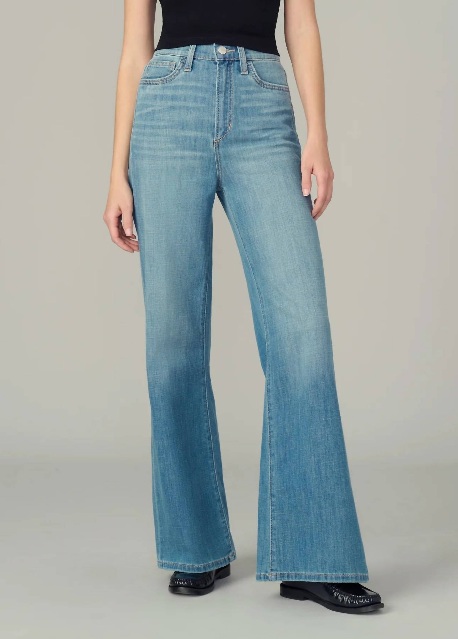 Joe'S Jeans - Mia Petite High Rise Wide Leg Jean
