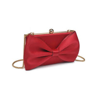 Urban Expressions Women's Belle Bow Evening Bag in red - women's bag - detail view