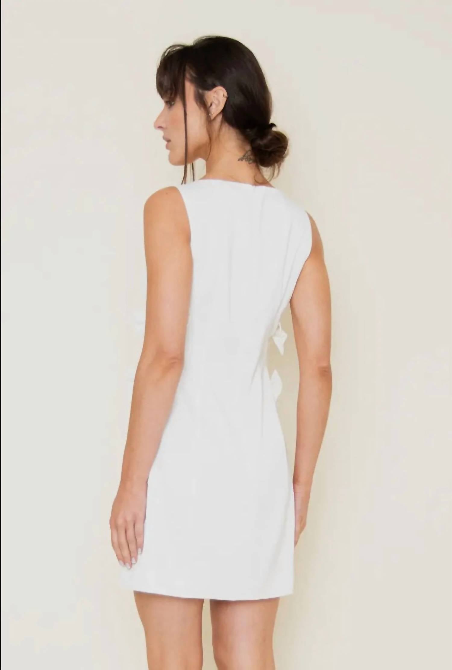 Fore Collection - Bow Detail Cocktail Dress