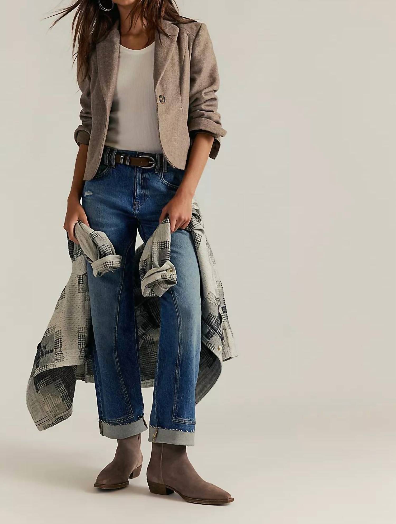 Free People - Risk Taker Mid Rise Jeans