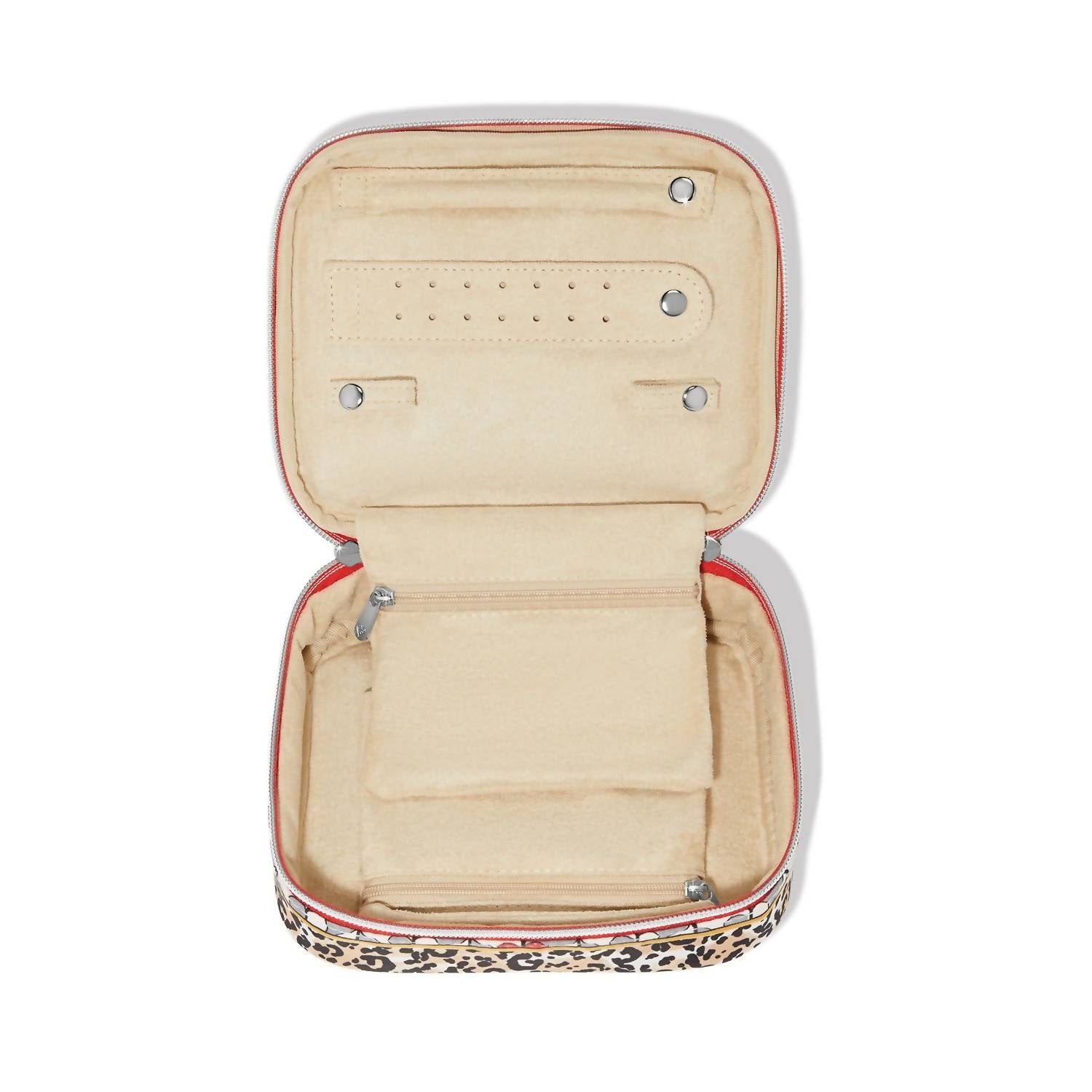 Brighton Women's Wild Love Jewelry Case in multi color - women's bag - detail view