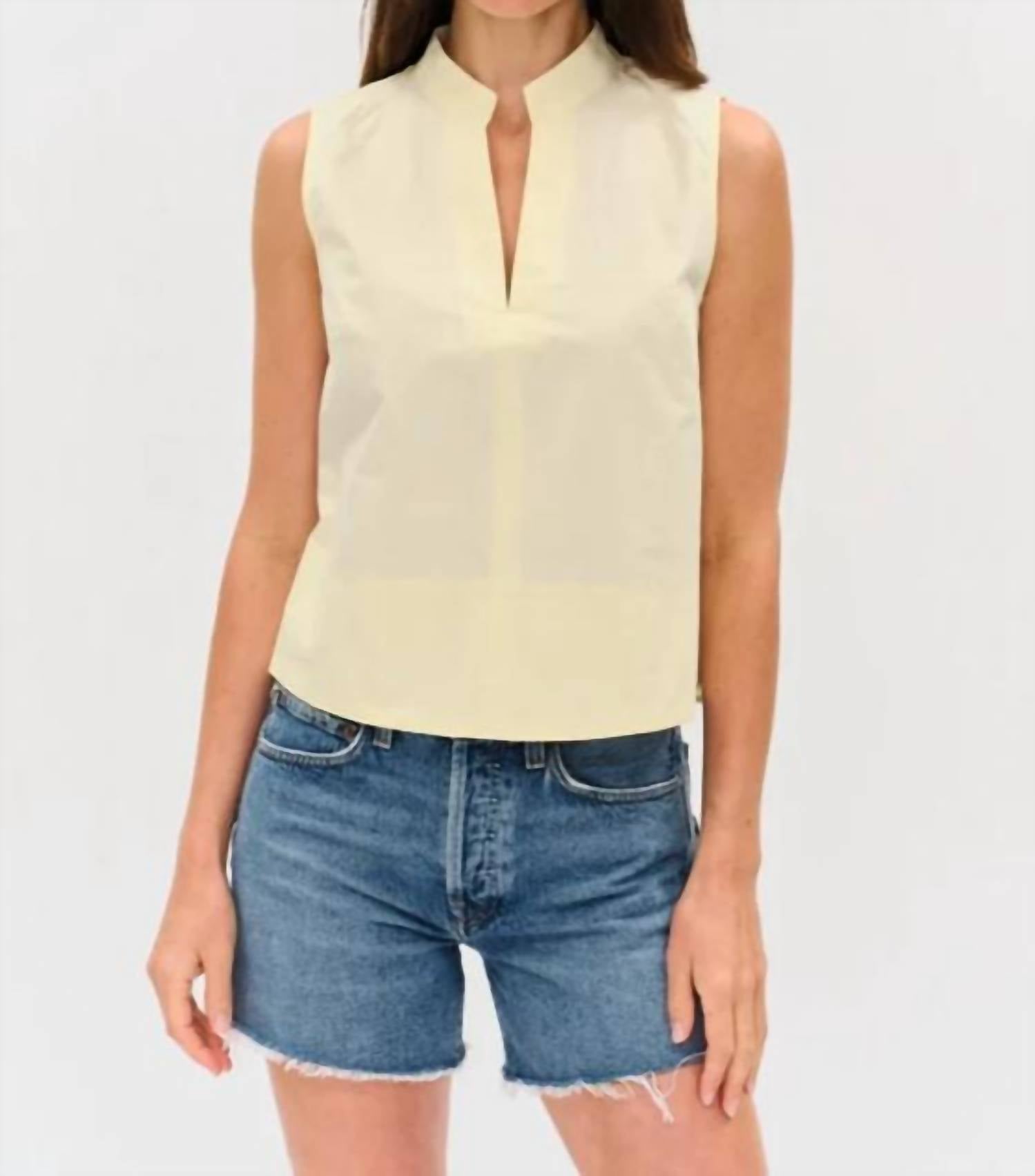 Six/Fifty - Monroe Poplin Top