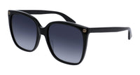 Gucci - Women's Full Rim Square Non Polarized Sunglasses 0022s - 001