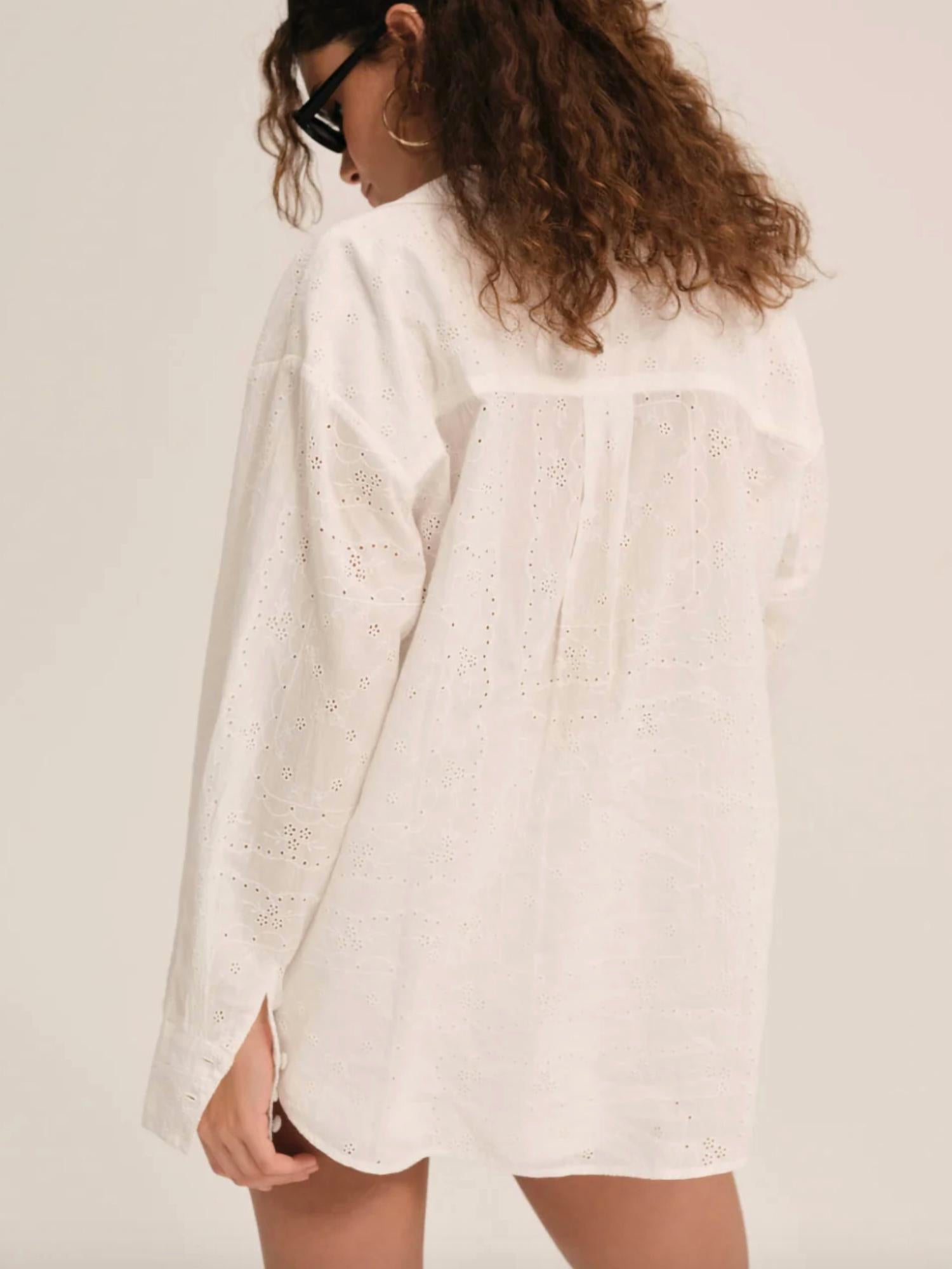 For Love & Lemons - Handkerchief Button Up