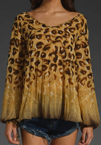 One Teaspoon - Nengal Sunray Pleat Top