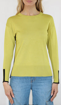 Metric Knits - Contrast Side Sweater