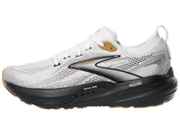 BROOKS Men's Glycerin Gts 22 Running Shoes in white grey black 3 - men's shoe - detail view