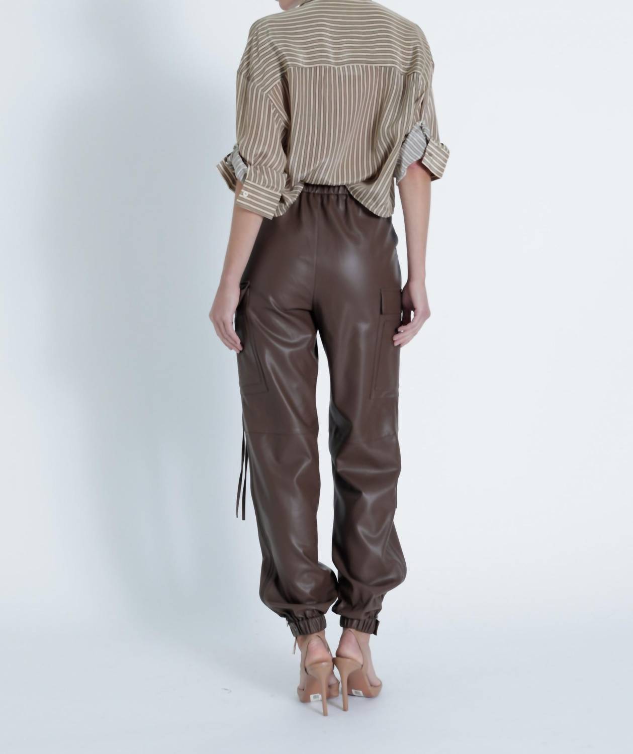 Karina Grimaldi - Sarah Vegan Leather Pants