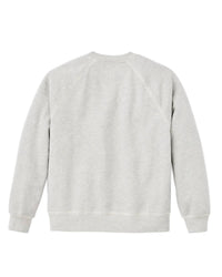 FILSON Men's Quarter Zip Terry Sweatshirt in heather gray - women's top - alternate view
