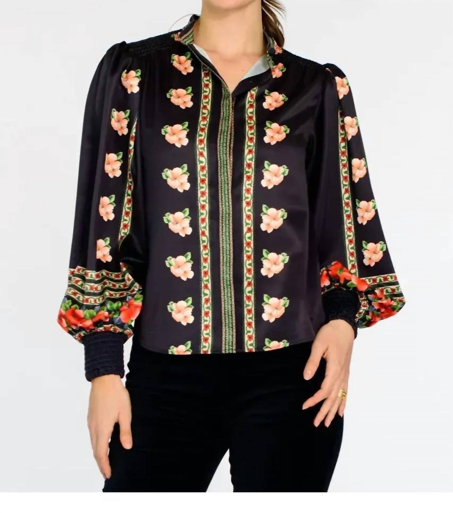 Elizabeth James The Label - Emily Garland Stripe Top