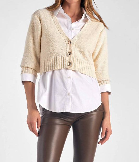 Elan - Cropped Sweater Combo