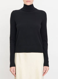 Vince Cashmere Turtleneck Sweater in black - women's sweater