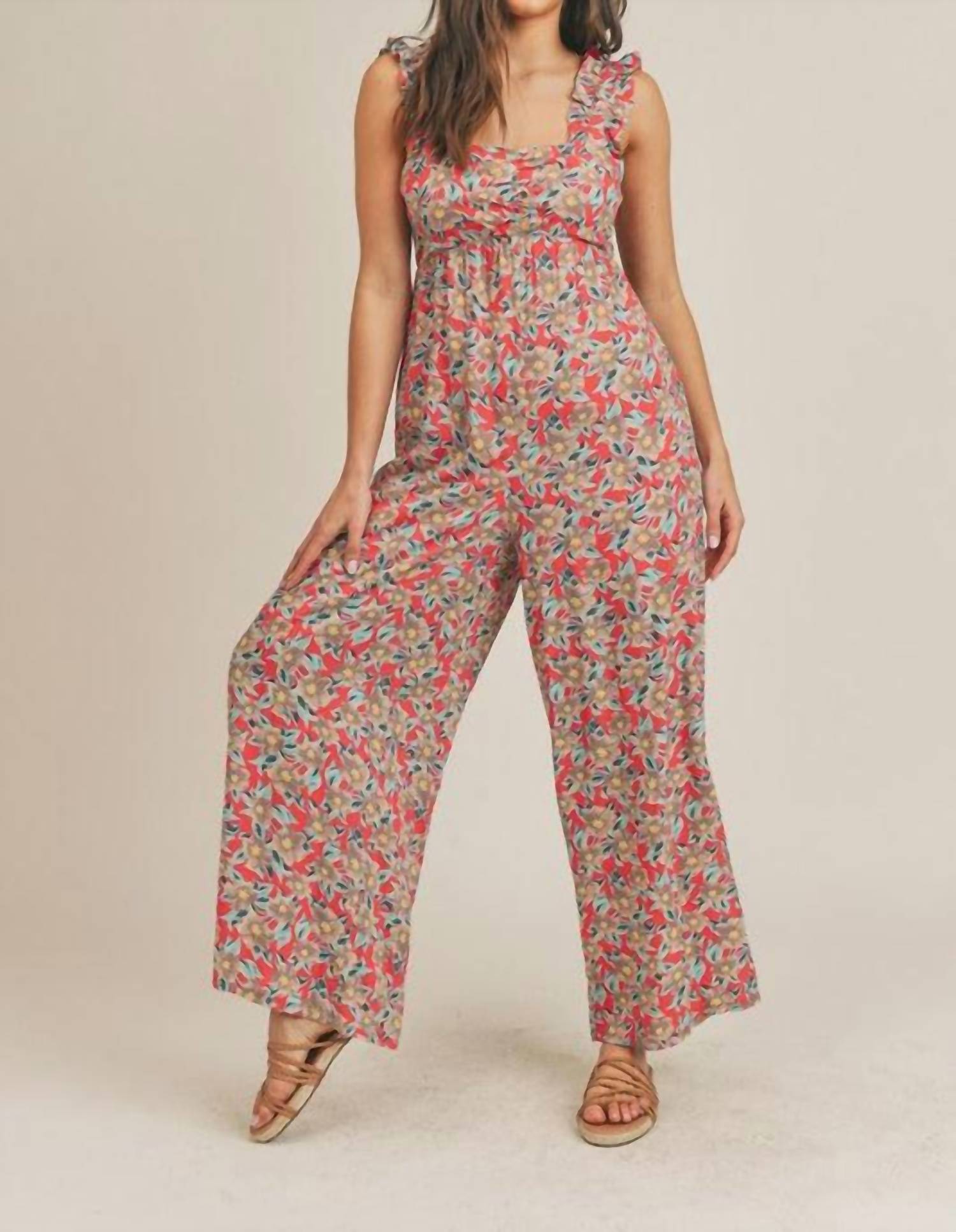 Floral Jumpsuit