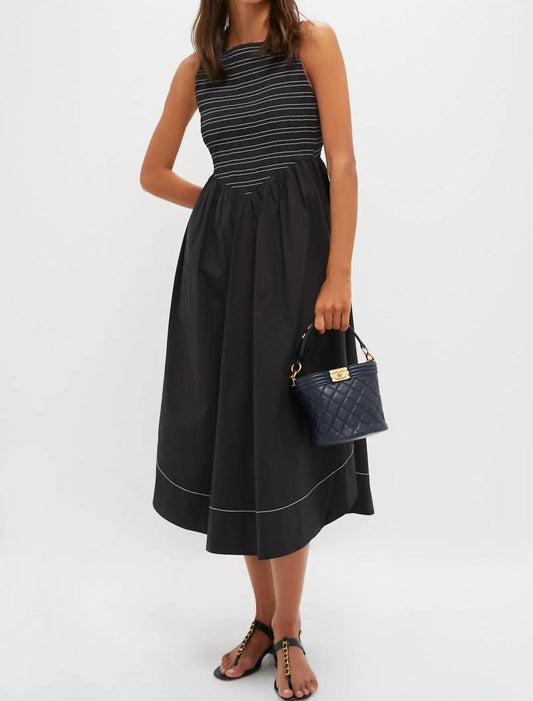 Ganni - Stretch Cotton Smock Midi Dress