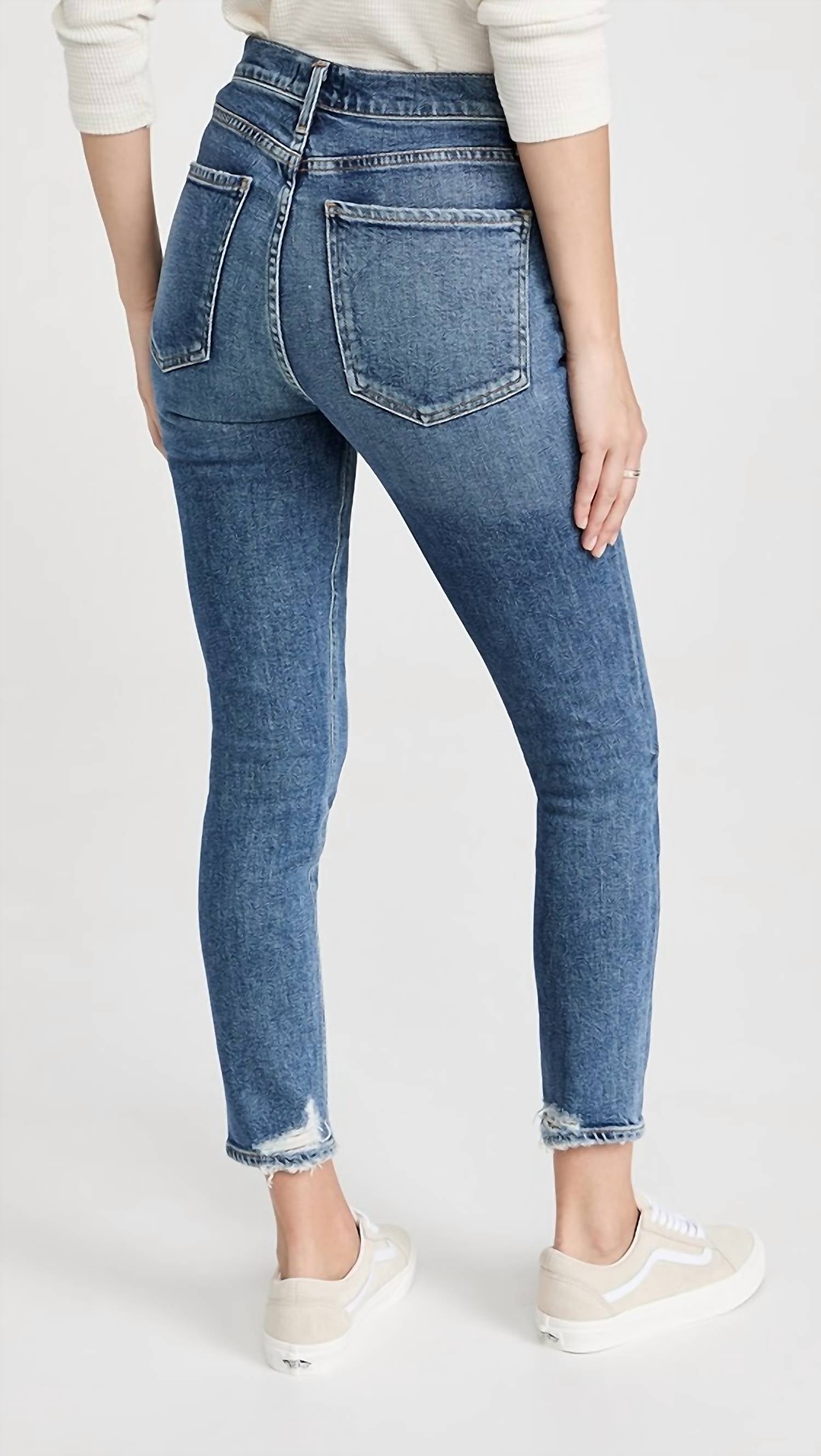 AGOLDE Nico Slim-fit High-waisted Jeans in betray - women's jeans - alternate view