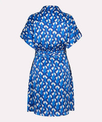 Esqualo - Utopia Blue Print Dress