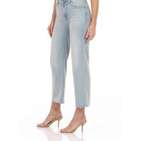 FIDELITY Women's Malibu Breezy Jeans in blue - women's jeans - detail view