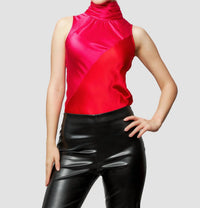 Solgo Atelier - Yera Silk Color Block Top