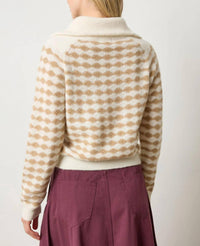 Lilla P - Mixed Stitch Half Zip Sweater
