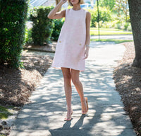 Sail To Sable - Tweed Sleeveless Shift Dress