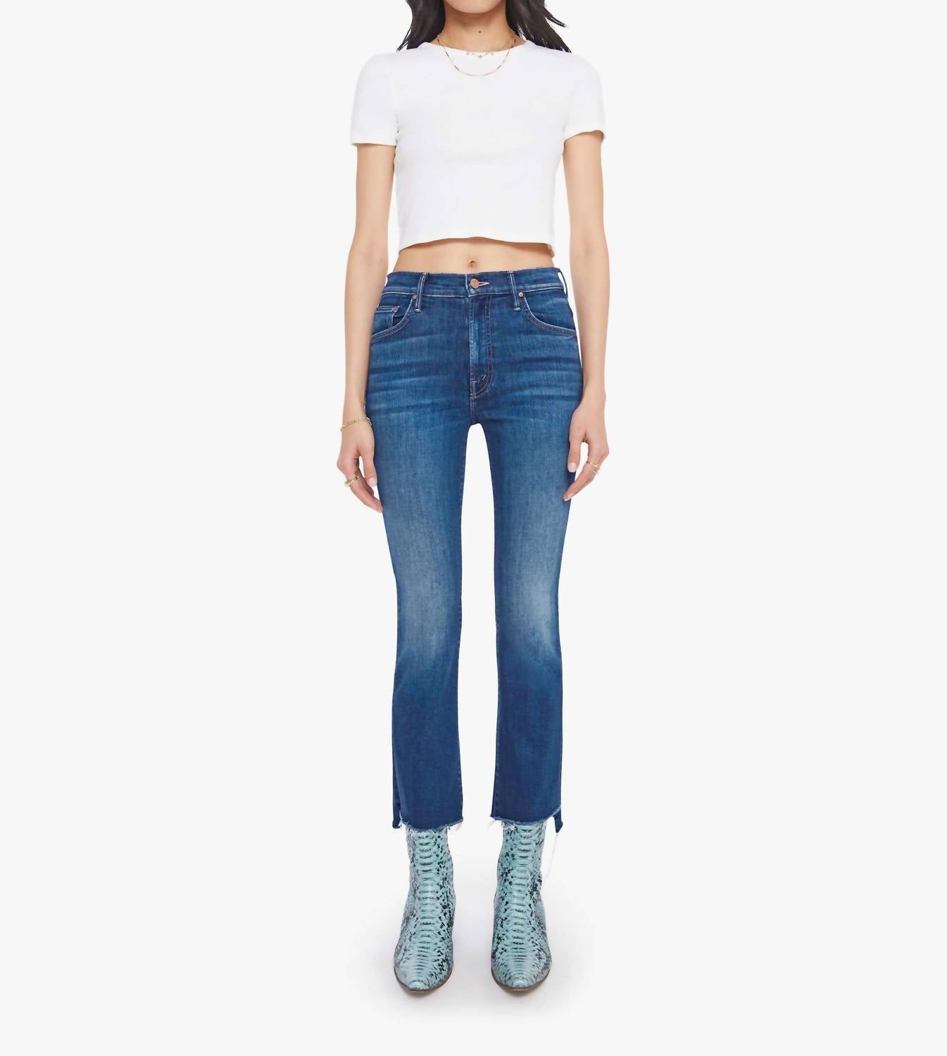 Mother - Insider Crop Step Fray Jeans