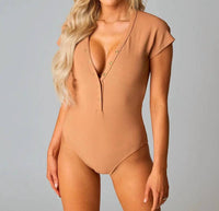 BUDDYLOVE Mona One Piece Swimsuit in sand - women's swimwear