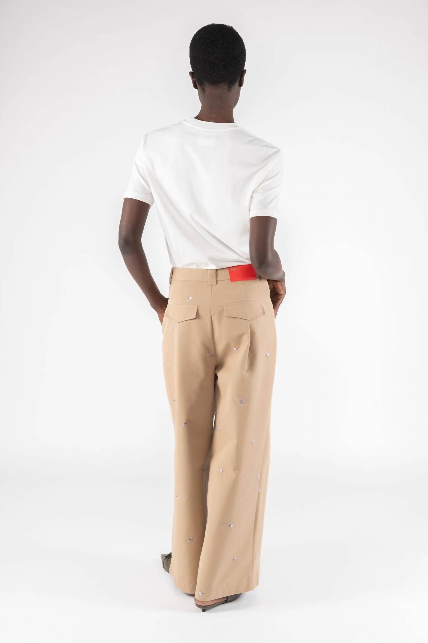 Oofwear - Embroidered Gabardine Pants