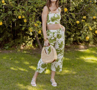 Misa Los Angeles - Colette Cropped Wide Leg Pant