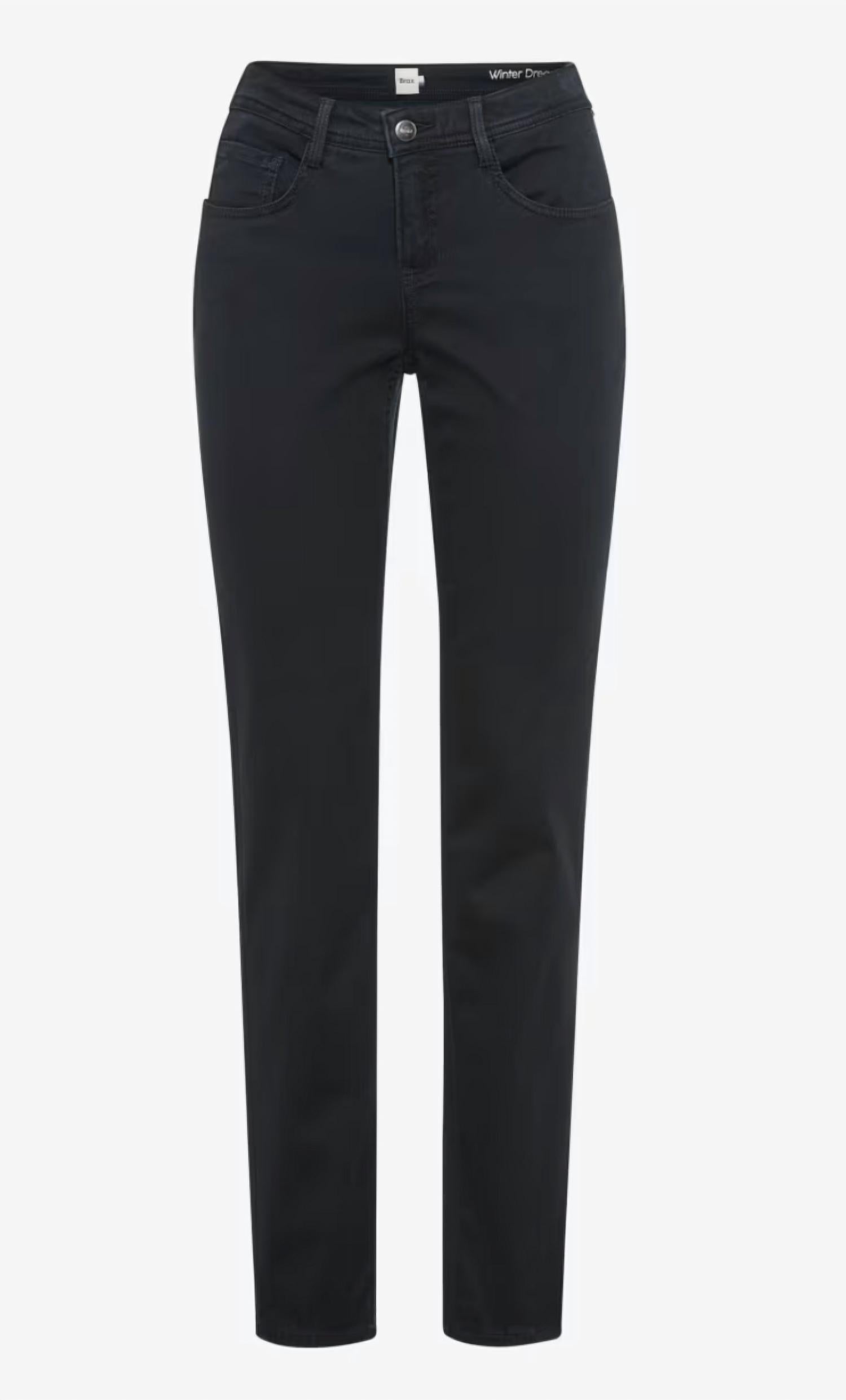 Brax Mary Five Pocket Pants in navy - women's pants - view 4