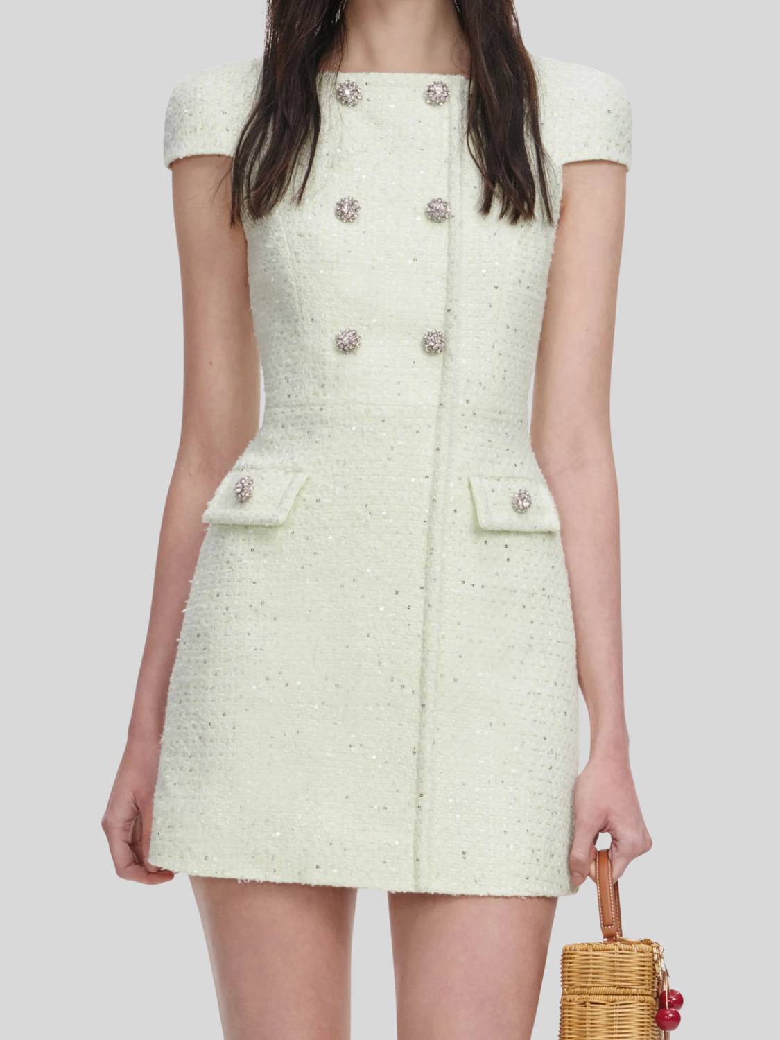 Self-Portrait - Boucle Mini Dress