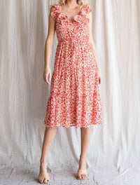 Jodifl - Scrunchie Shoulder Midi Dress
