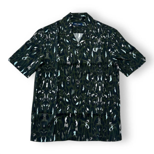 Fred Perry - Men's Leopard Print Revere Shirt