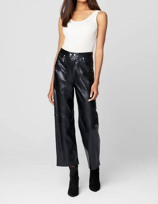 Blanknyc - The Baxter In Track Record Pant high rise wide leg