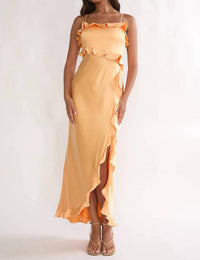 One And Only Collective - The Sunny Satin Maxi Dress