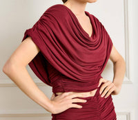 Line And Dot - Women's Mazzy Knit Cowl Top