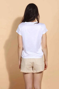 Jessie Liu - Modal Scoop Neck Tee