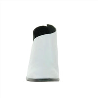 Naked Feet Women's Eros Mules in dove grey leather - women's shoe - alternate view