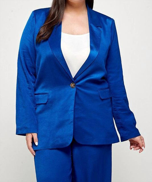Ellison - Royalty Oversized Plus Blazer