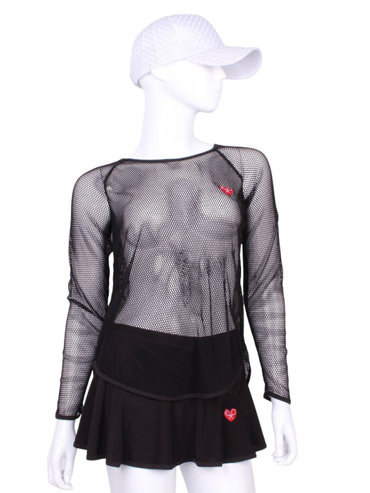 Love Love Tennis - Women's Tie Back Tee