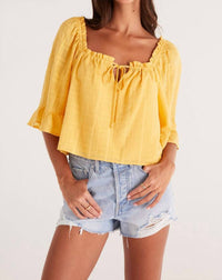 Z Supply - Gabriella Square Tie Neck Top