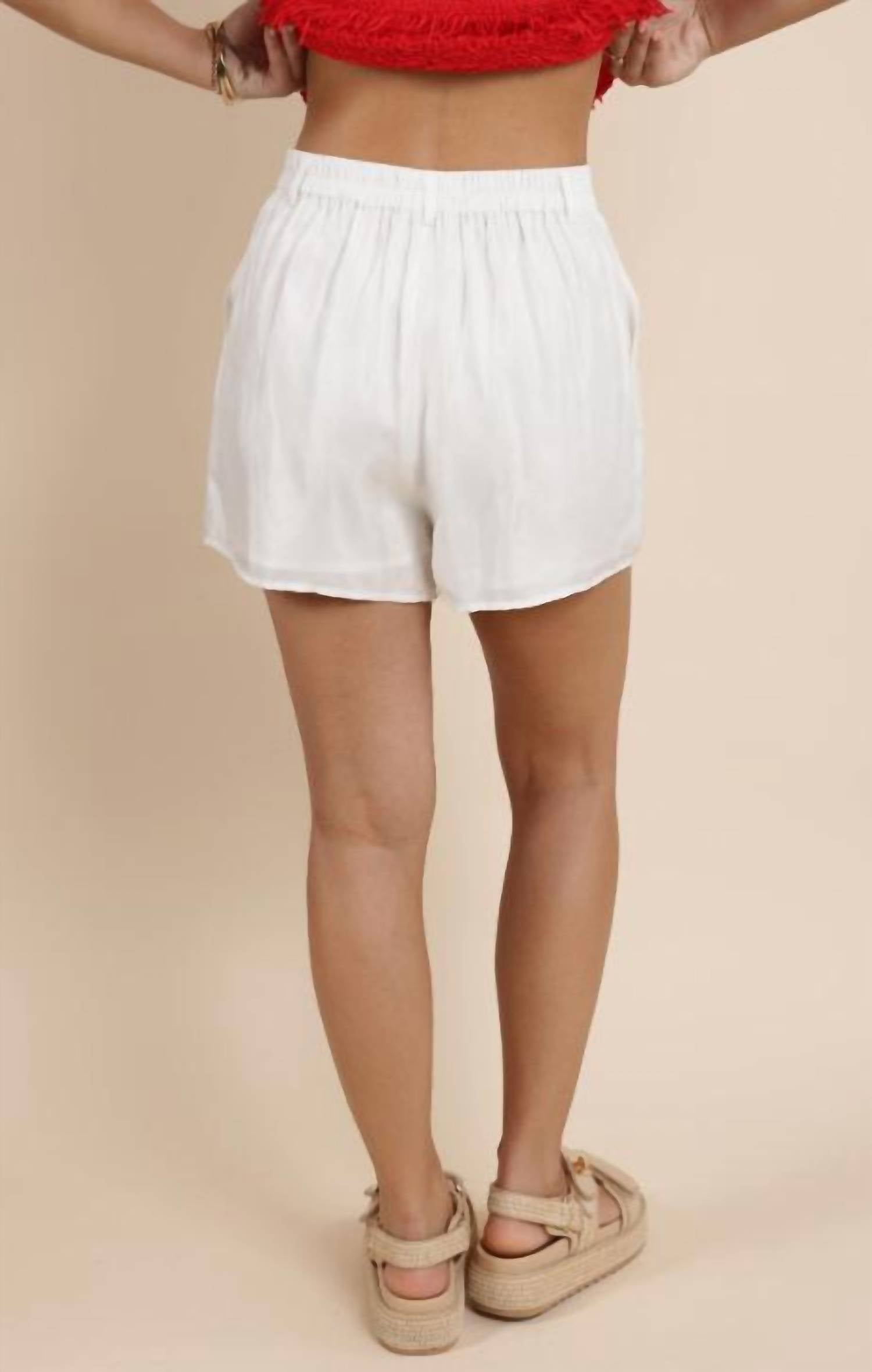 Sadie & Sage - Heritage Front Pleated Shorts