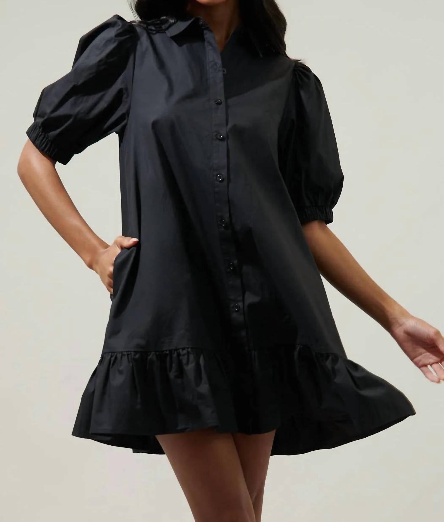 Sugarlips - Levy Button Down Shift Dress