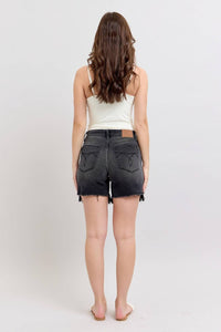 Judy Blue - High Waist Cut Off Dad Denim Short