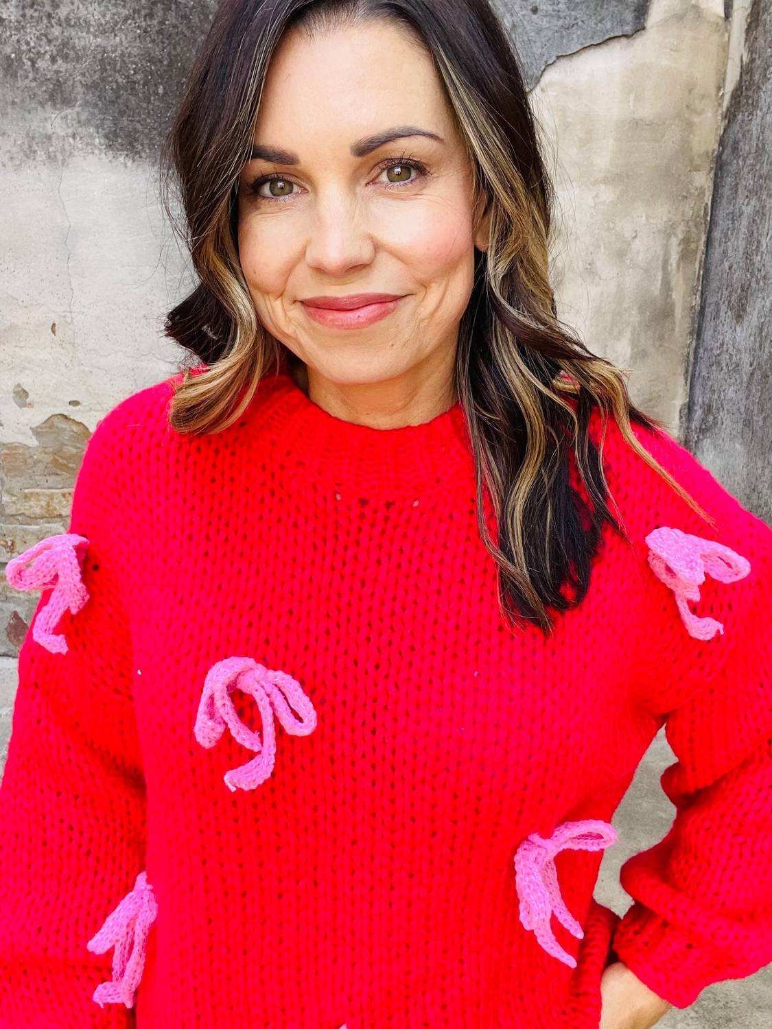 Lumiere - Ribbon Crochet Sweater