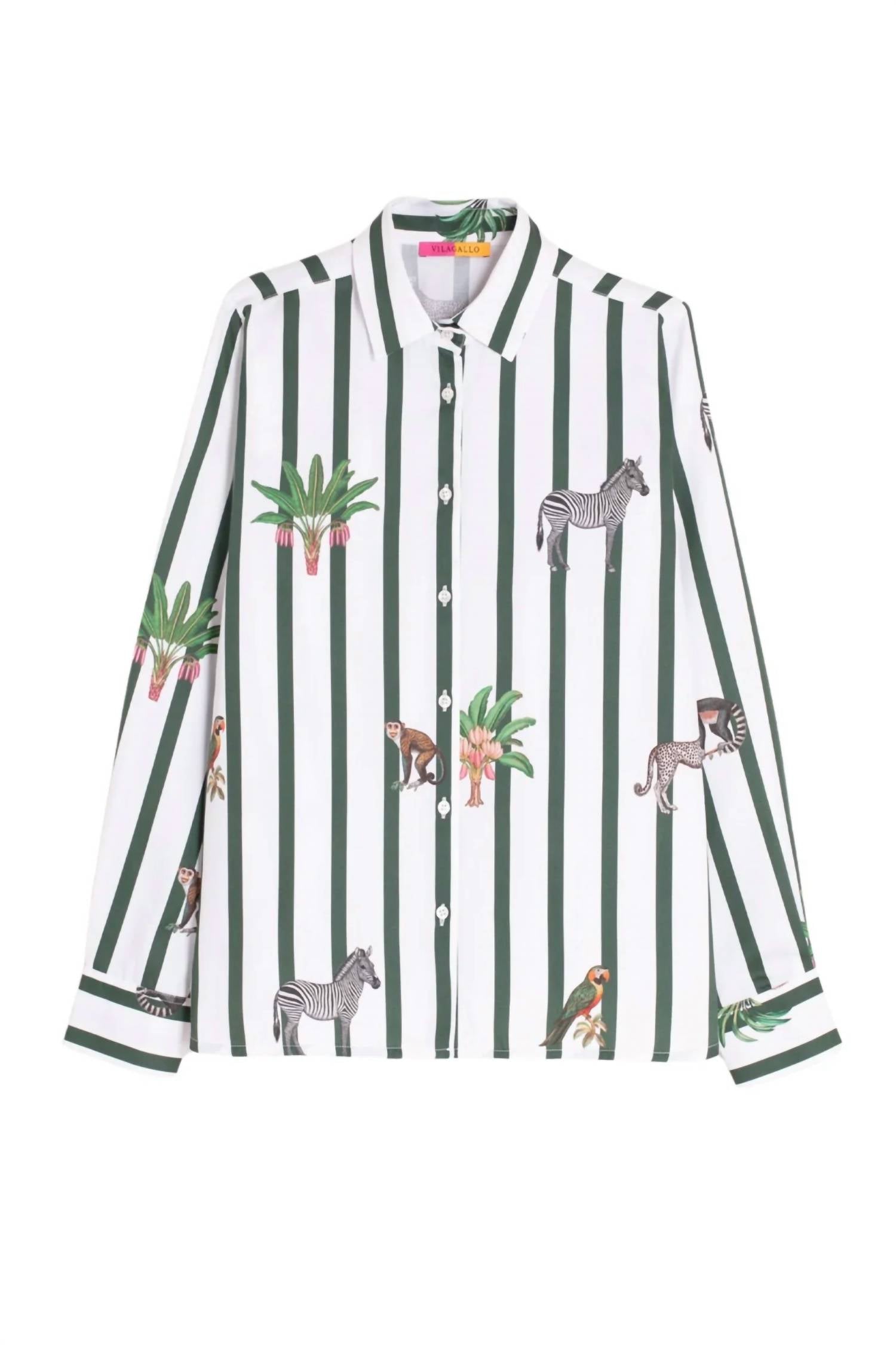 Vilagallo - Striped Jungle Shirt