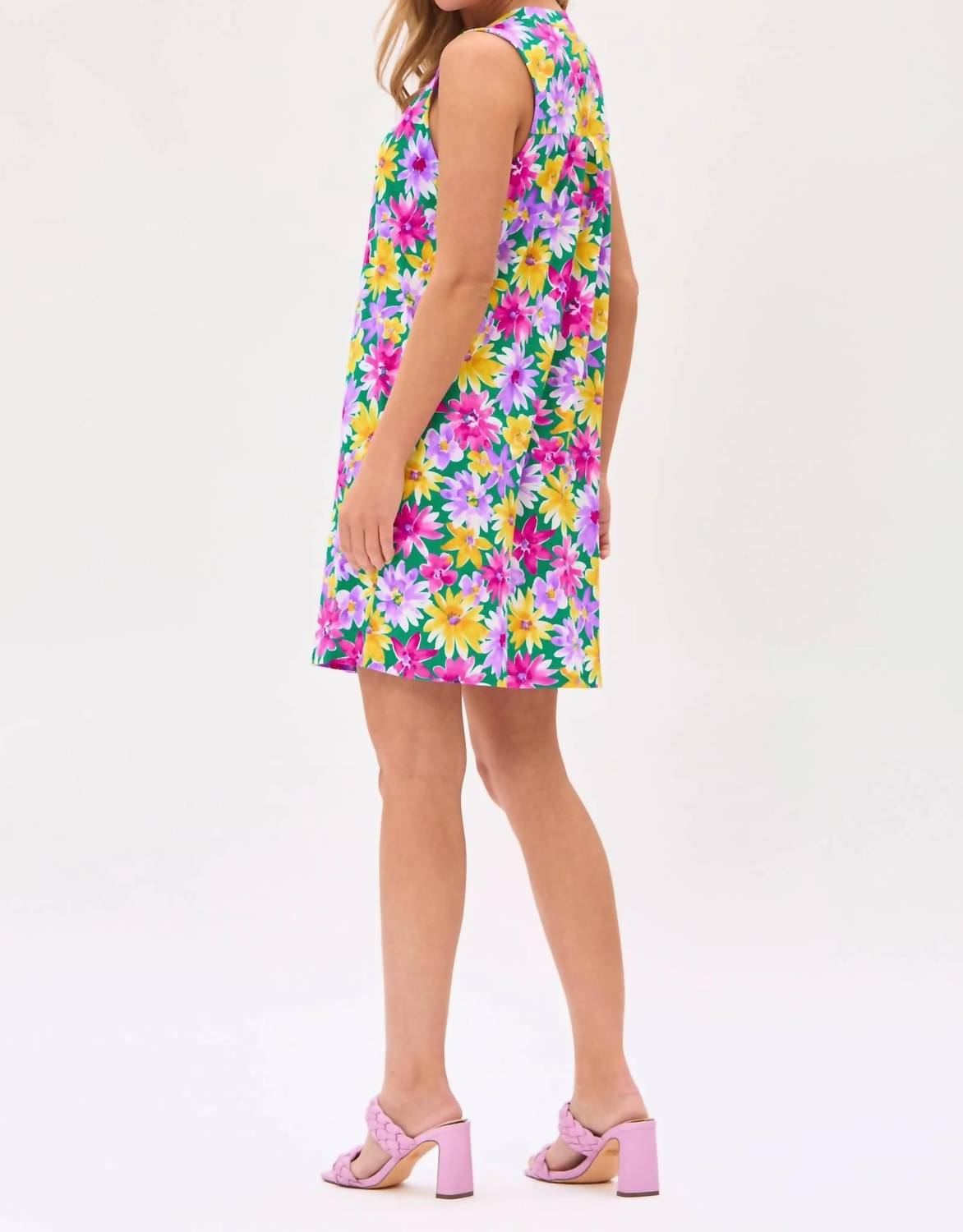 Dear Scarlett - Floral Sleeveless Mini Dress