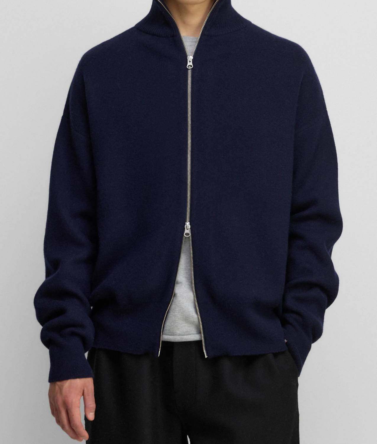 Extreme Cashmere - N°319 Xtra Out Sporty Cashmere Zip-up Cardigan