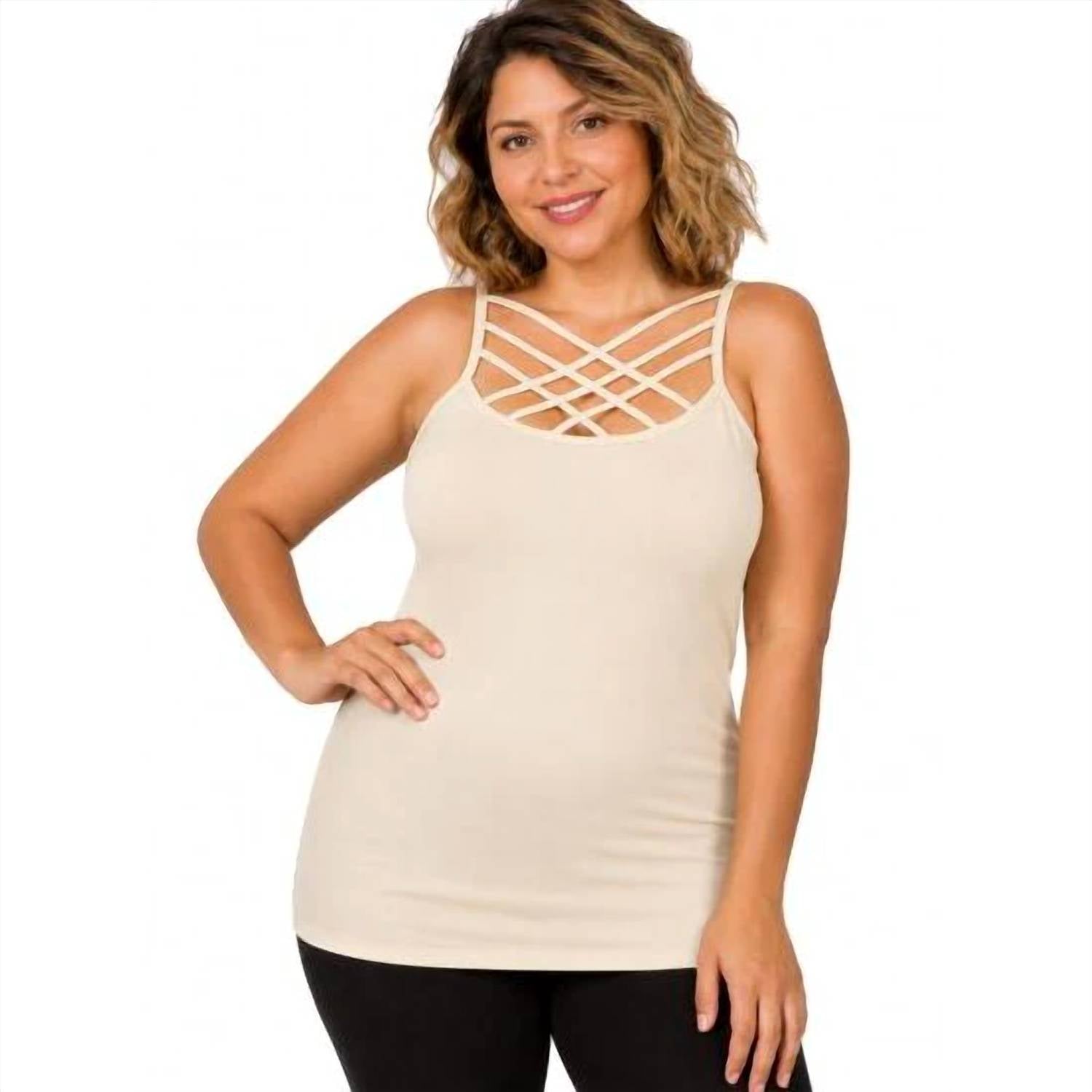 Zenana - Seamless Criss Cross Cami
